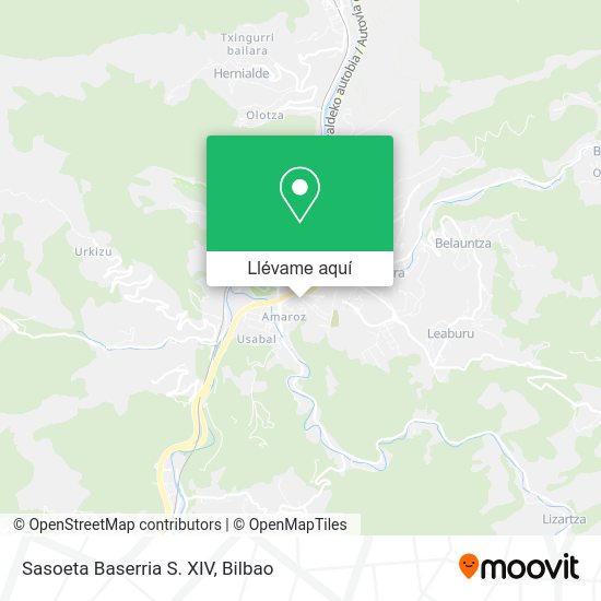 Mapa Sasoeta Baserria S. XIV