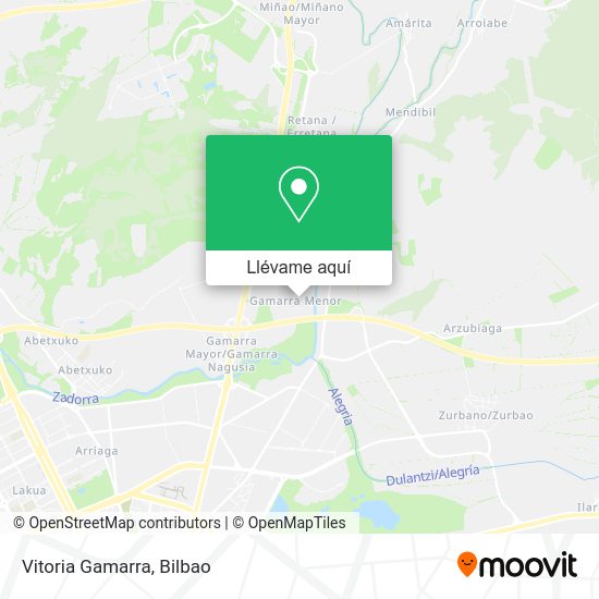 Mapa Vitoria Gamarra