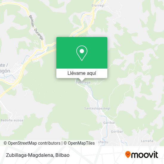 Mapa Zubillaga-Magdalena
