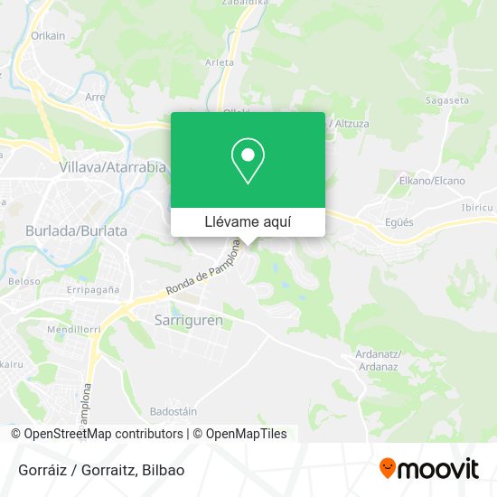 Mapa Gorráiz / Gorraitz
