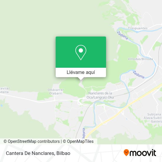 Mapa Cantera De Nanclares
