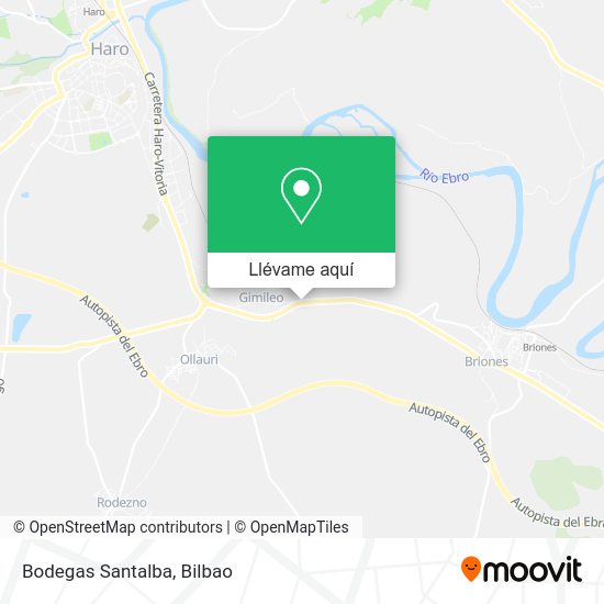 Mapa Bodegas Santalba