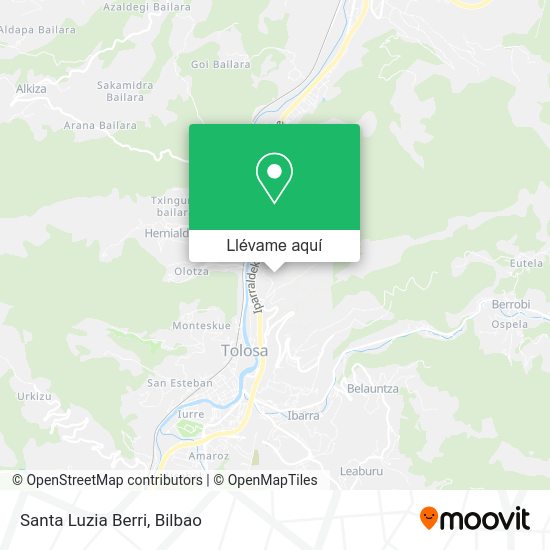 Mapa Santa Luzia Berri