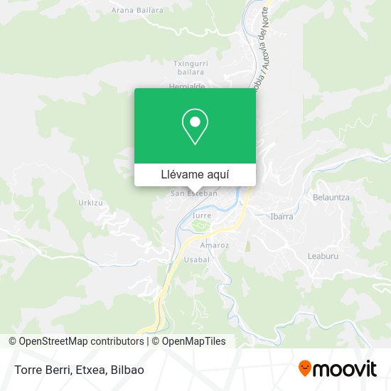 Mapa Torre Berri, Etxea