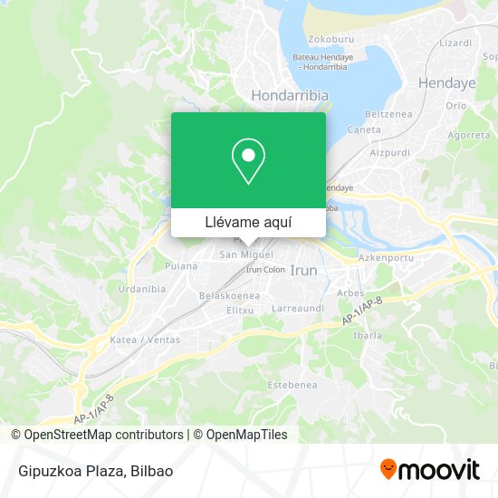 Mapa Gipuzkoa Plaza