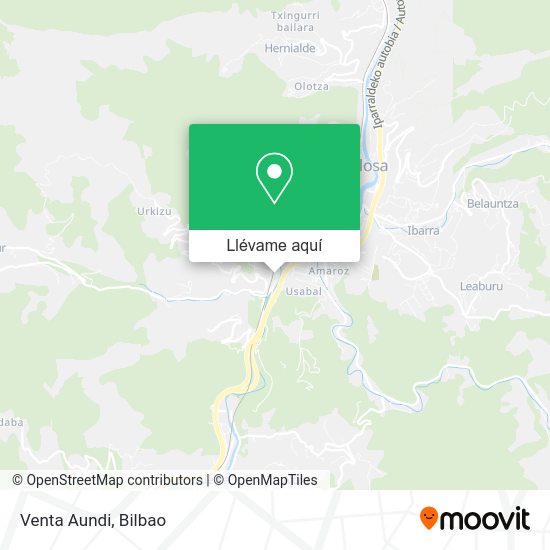 Mapa Venta Aundi