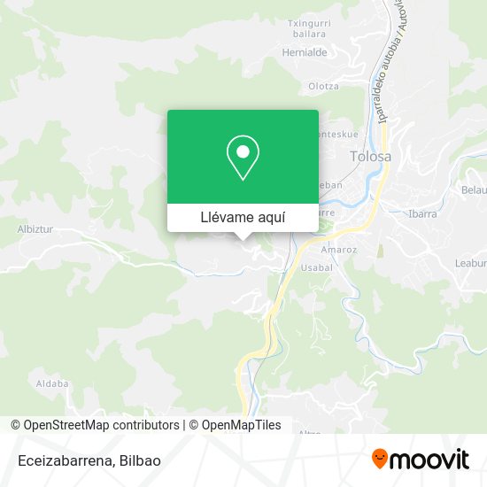 Mapa Eceizabarrena