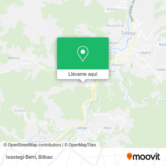 Mapa Isastegi-Berri