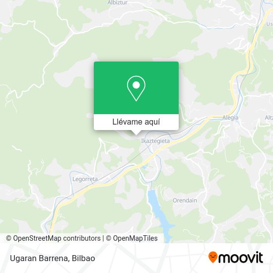 Mapa Ugaran Barrena