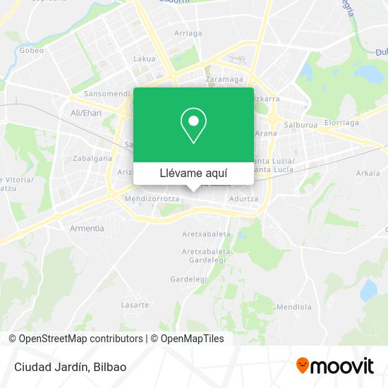 Mapa Ciudad Jardín