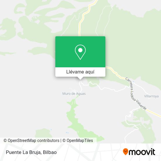 Mapa Puente La Bruja