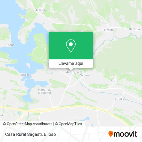 Mapa Casa Rural Sagasti