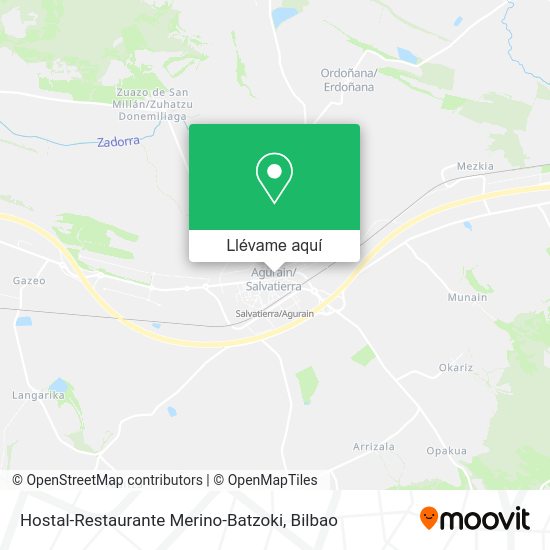 Mapa Hostal-Restaurante Merino-Batzoki