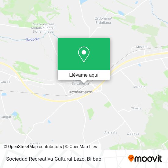 Mapa Sociedad Recreativa-Cultural Lezo