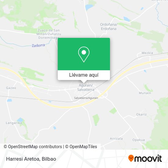 Mapa Harresi Aretoa