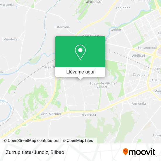 Mapa Zurrupitieta/Jundiz