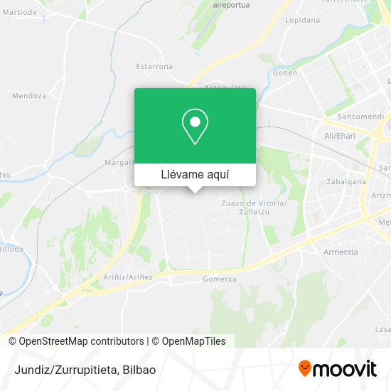 Mapa Jundiz/Zurrupitieta