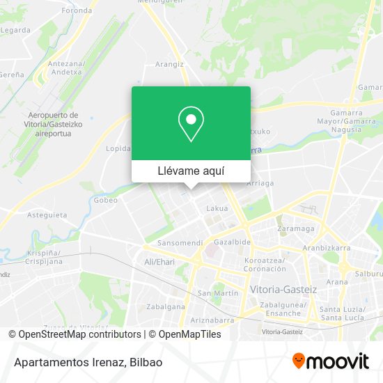 Mapa Apartamentos Irenaz
