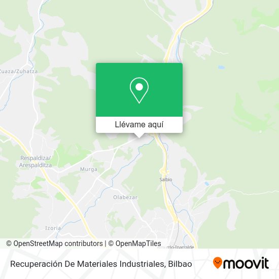 Mapa Recuperación De Materiales Industriales
