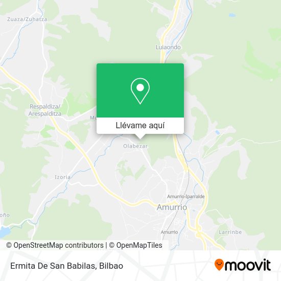 Mapa Ermita De San Babilas