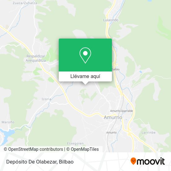 Mapa Depósito De Olabezar