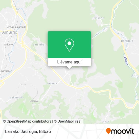 Mapa Larrako Jauregia