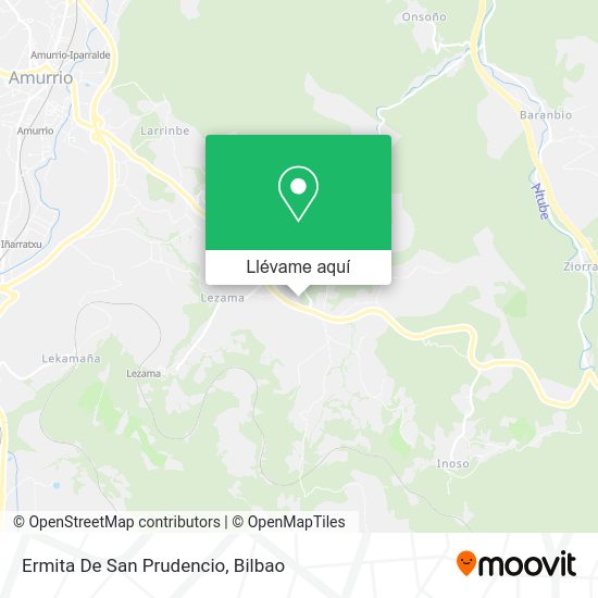 Mapa Ermita De San Prudencio