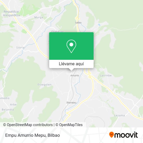 Mapa Empu Amurrio Mepu