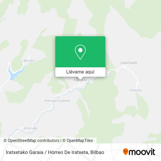 Mapa Iratxetako Garaia / Hórreo De Iratxeta