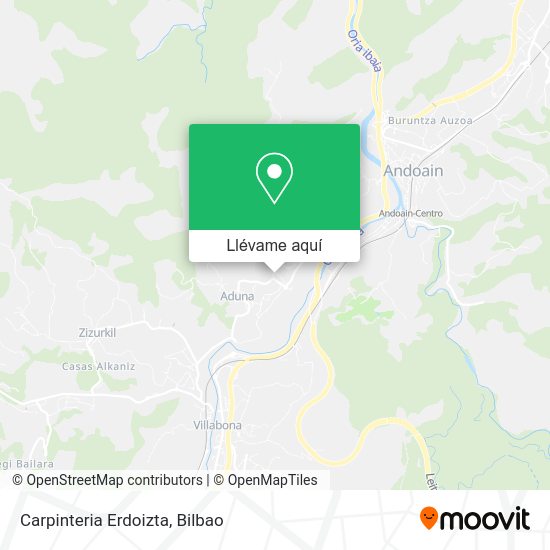 Mapa Carpinteria Erdoizta