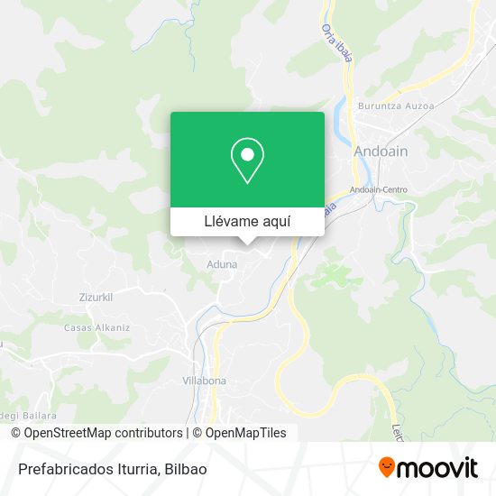 Mapa Prefabricados Iturria
