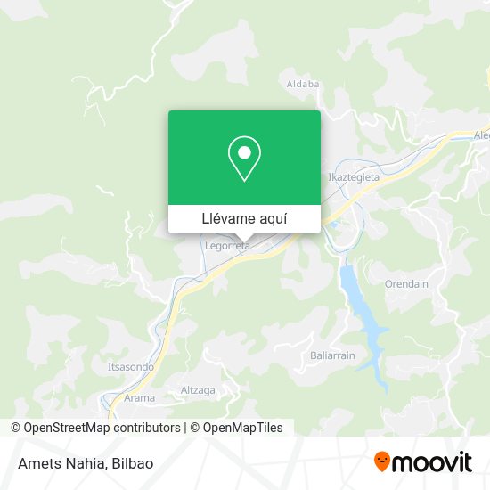 Mapa Amets Nahia
