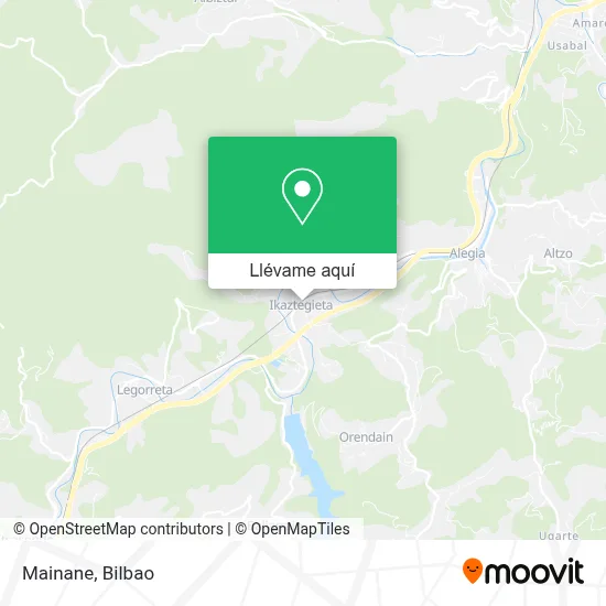Mapa Mainane