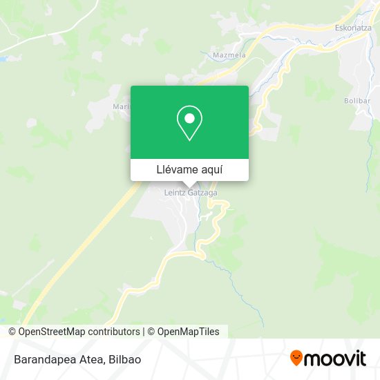 Mapa Barandapea Atea