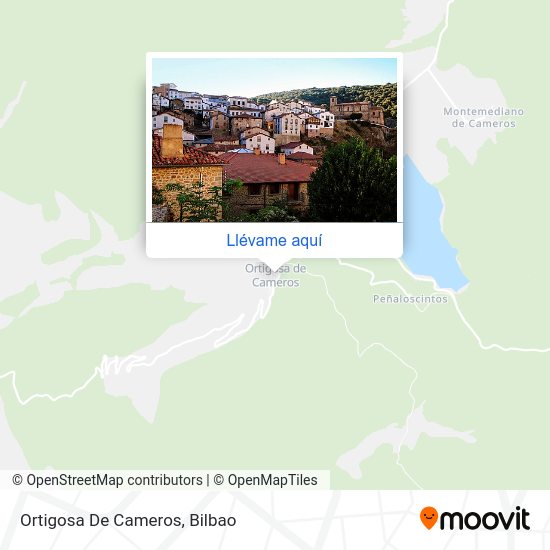 Mapa Ortigosa De Cameros