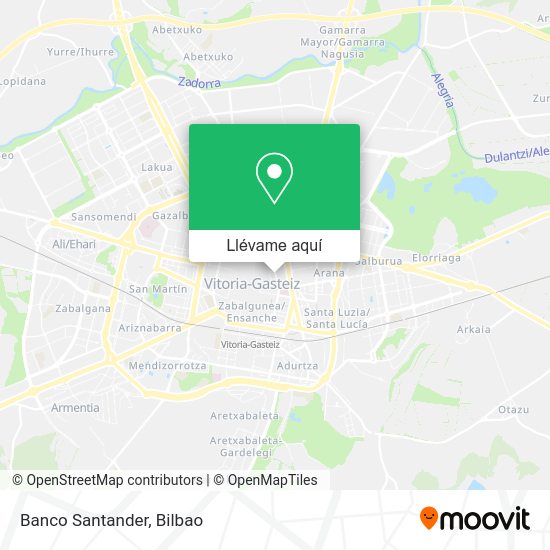 Mapa Banco Santander