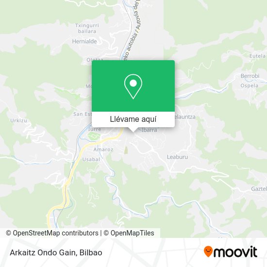 Mapa Arkaitz Ondo Gain