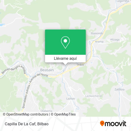 Mapa Capilla De La Caf