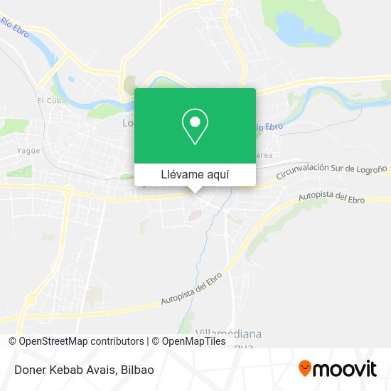 Mapa Doner Kebab Avais