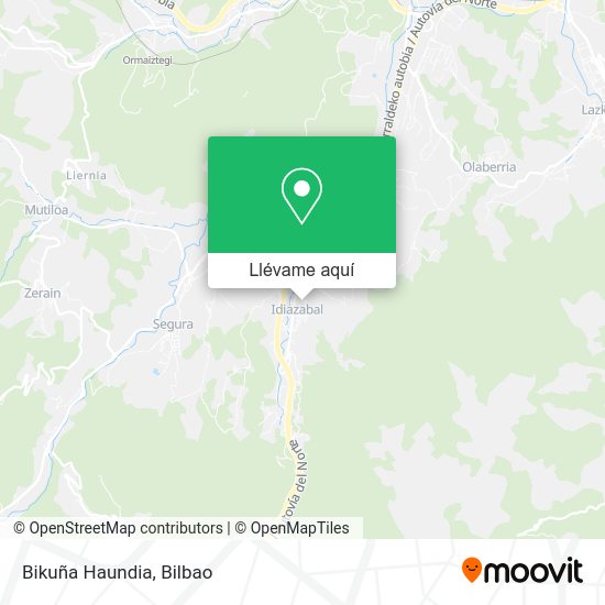 Mapa Bikuña Haundia