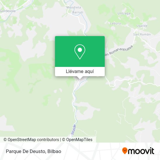 Mapa Parque De Deusto