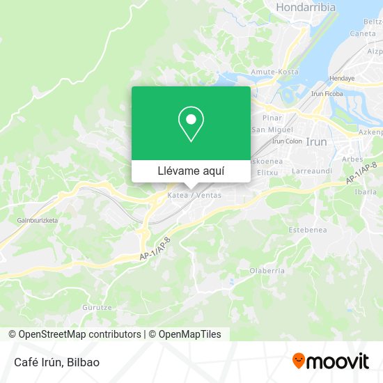 Mapa Café Irún