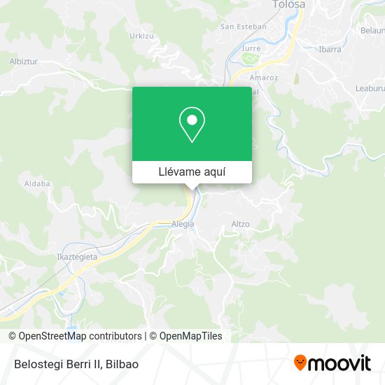 Mapa Belostegi Berri II