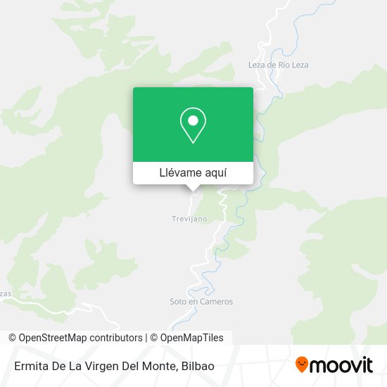 Mapa Ermita De La Virgen Del Monte
