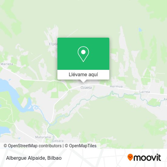 Mapa Albergue Alpaide