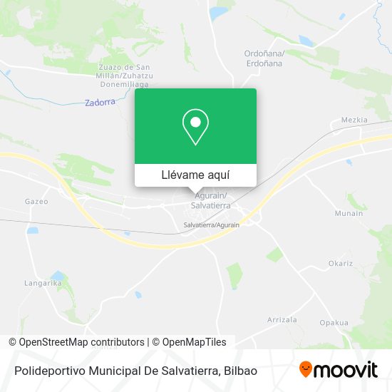 Mapa Polideportivo Municipal De Salvatierra