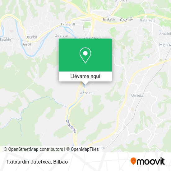 Mapa Txitxardin Jatetxea