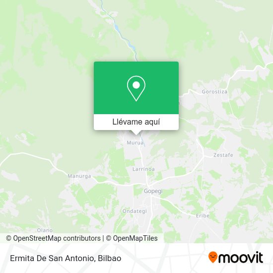 Mapa Ermita De San Antonio