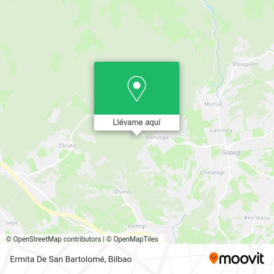 Mapa Ermita De San Bartolomé