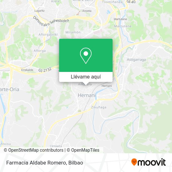 Mapa Farmacia Aldabe Romero